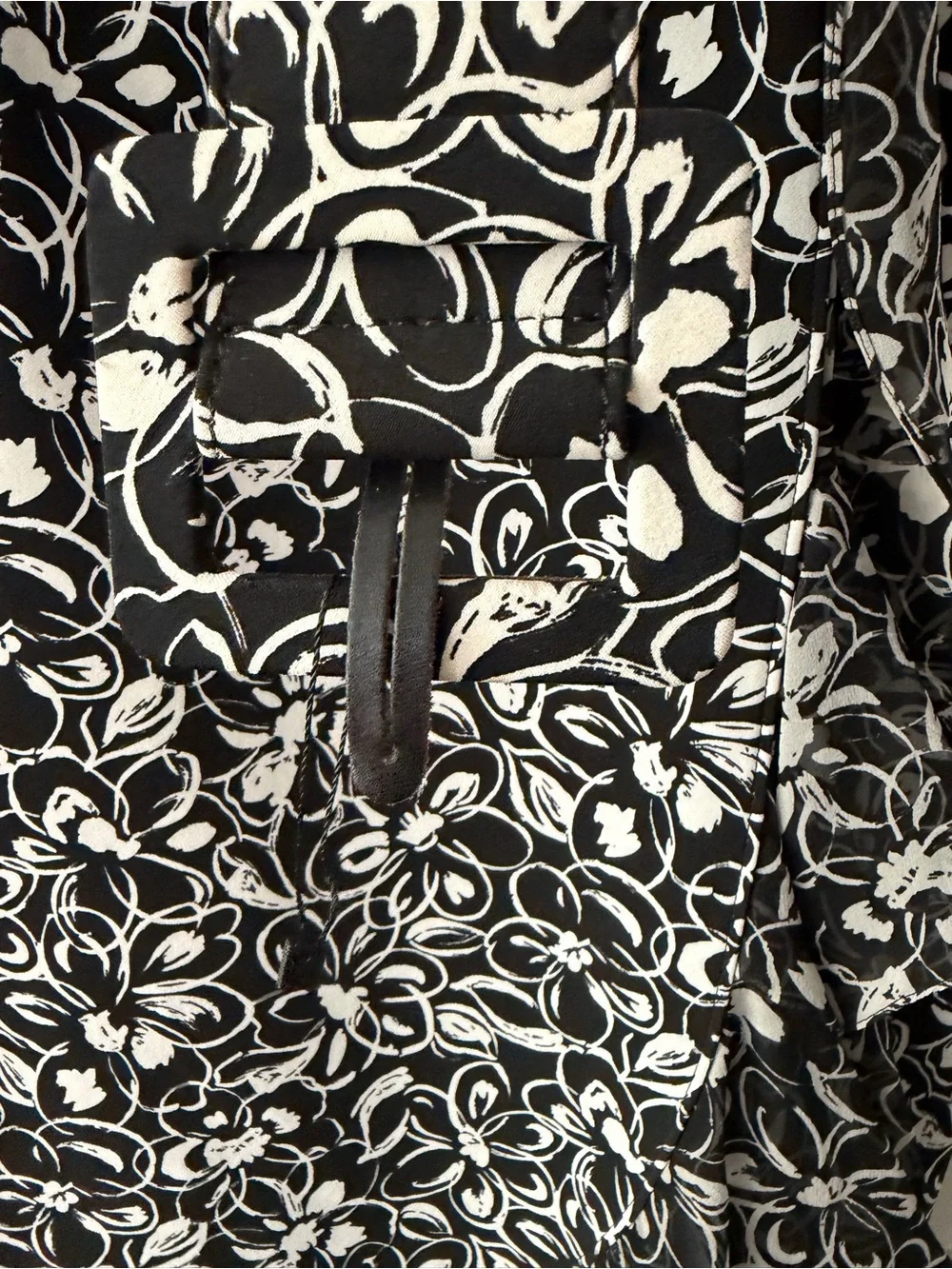 NWot Michael Kors  collection Black and White Floral Midi Dress